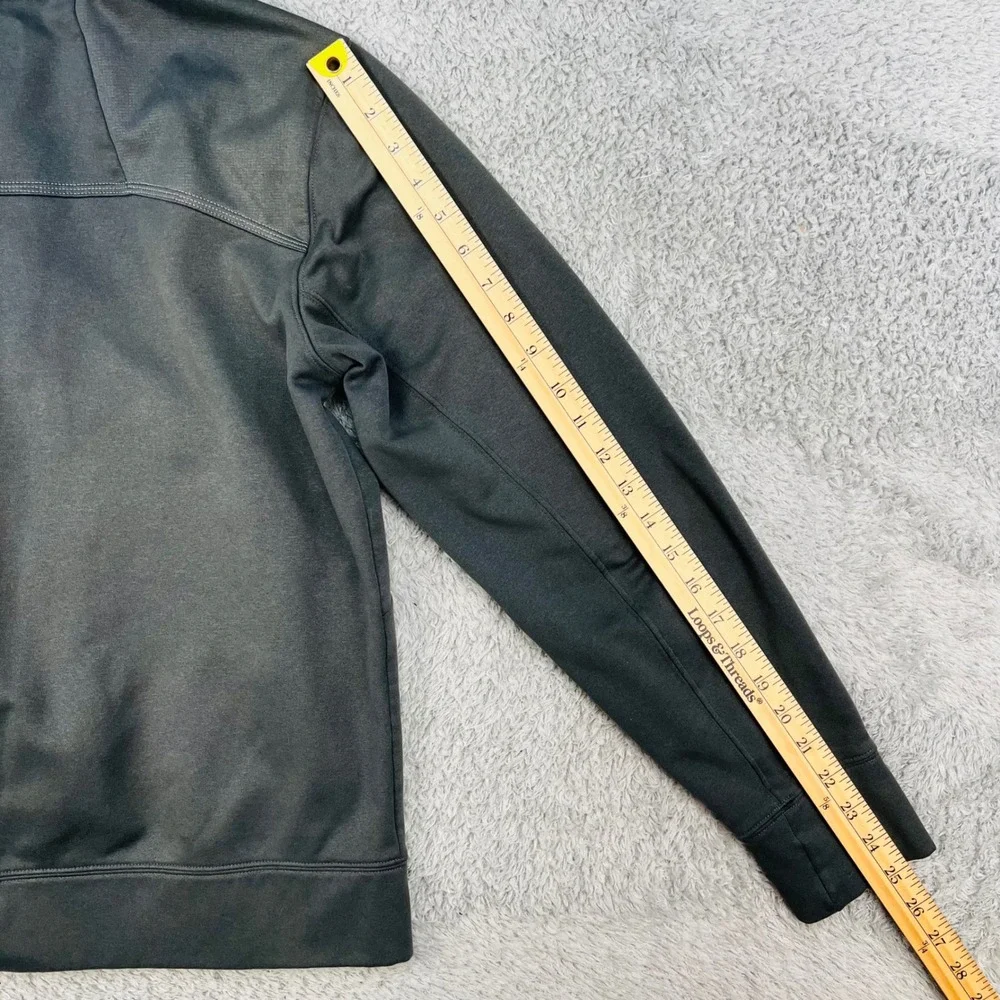 The North Face Men's Canyonlands Full‎ Zip Hoodie Small Black Grey Fleece F15